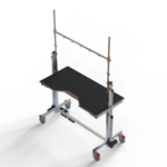Type 3 Halfbone antraciet HQ grijze rand