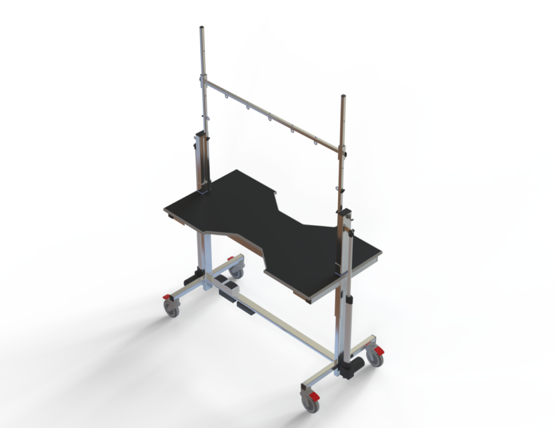 Type 3 bone antraciet HQ grijze rand