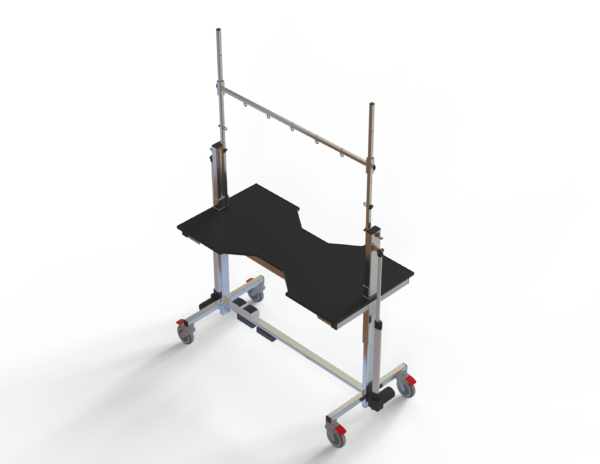 Type 3 bone antraciet HQ zwarte rand