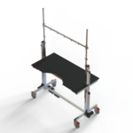Type 3 halfbone antraciet HQ zwarte rand